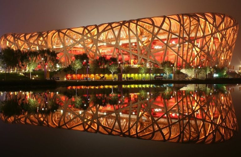 Bird's nest stadium in Beijing