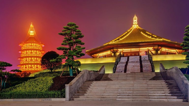 view of a pagoda