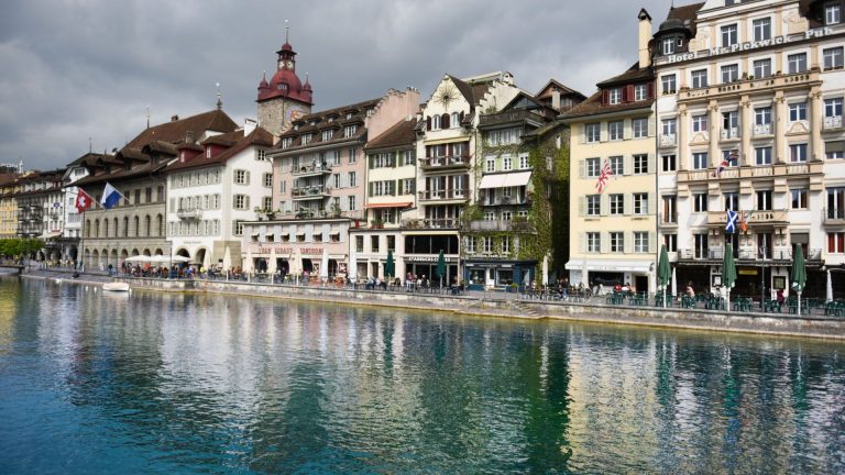 Scenic view of Lucerne