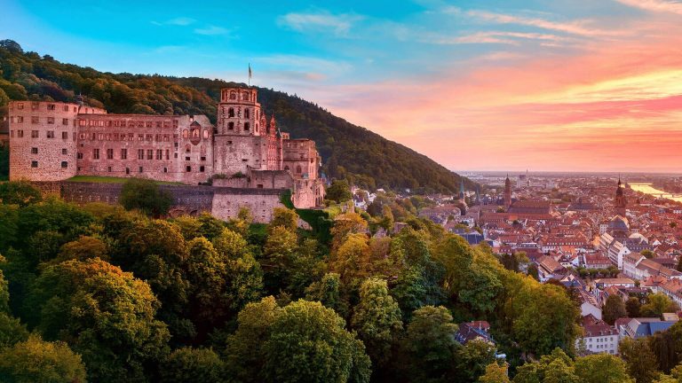 Sunset over Heidelberg