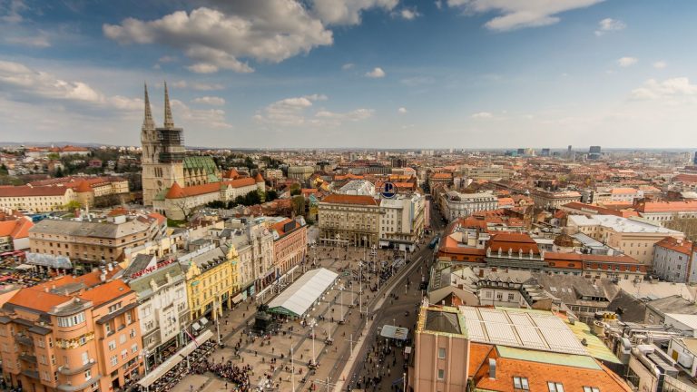 Aerial View of Ljubljana