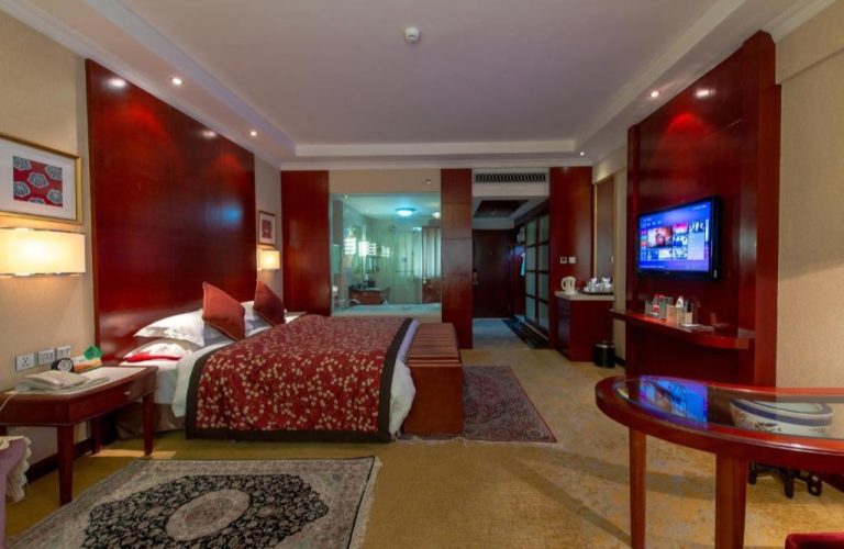 Relax in a cozy hotel room