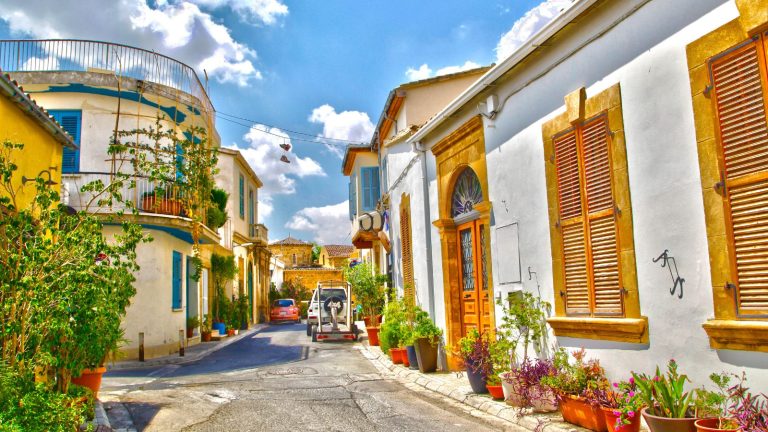 A charming narrow street