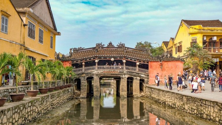 Hoi An Bridge in Vietnam