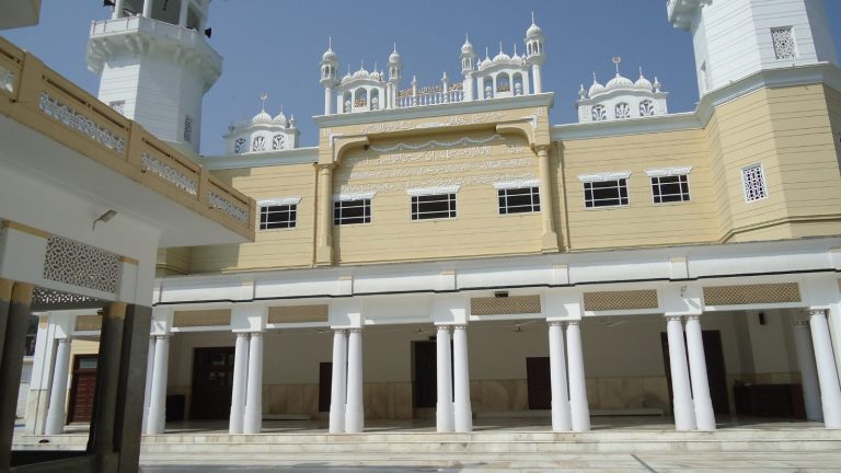 White and yellow building