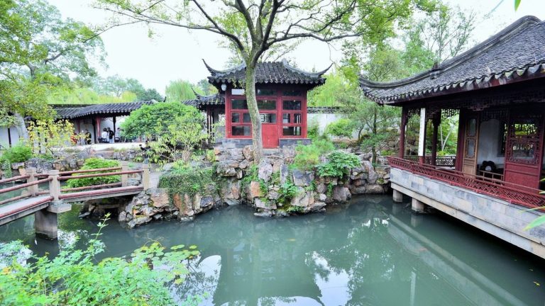 Serene Chinese garden