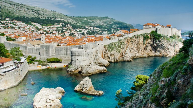 Aerial View of Dubrovnik,