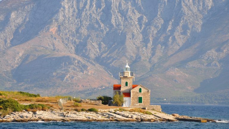 Lighthouse on Mountainous