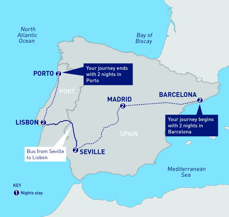 Railbookers: 11D10N Spain and Portugal Essential