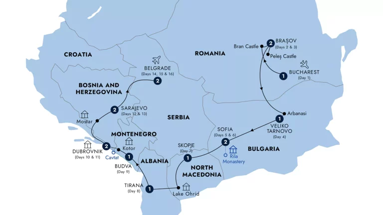 16D15N Treasures of the Balkans