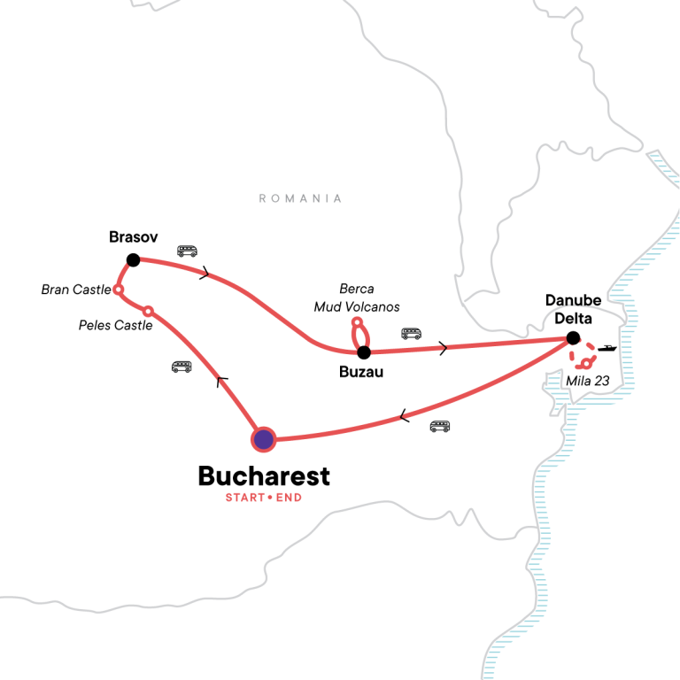 8D7N Highlights of Romania & the Danube Delta