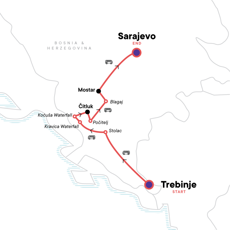 7D6N Bosnia & Herzegovina Uncovered