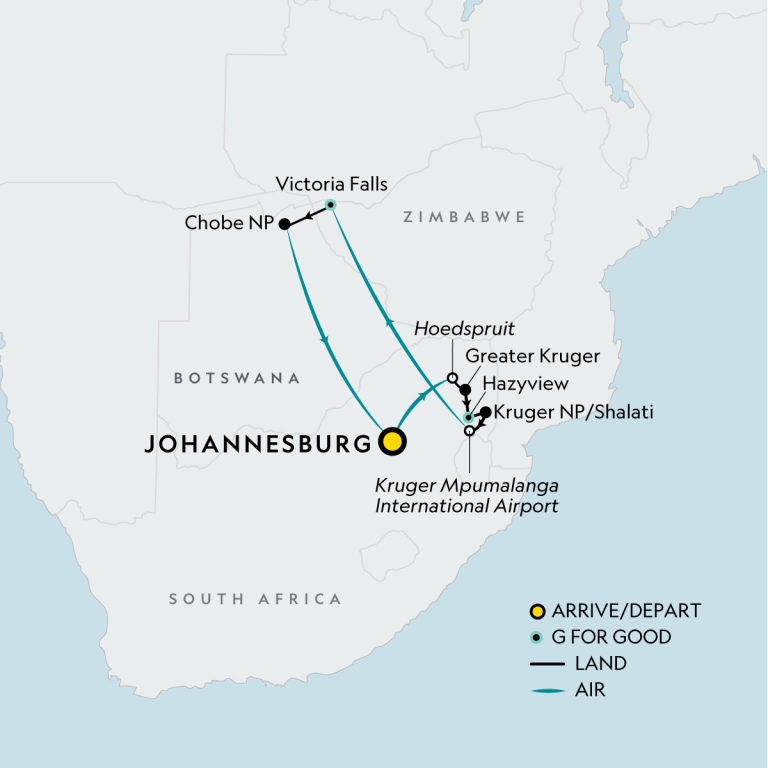 10D9N Signature: Southern Africa’s Kruger, Chobe & Victoria Falls
