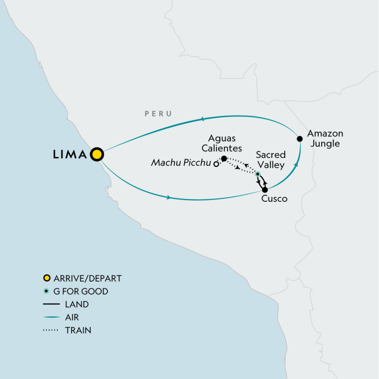 12D11N Signature: Peru From Machu Picchu to the Amazon Jungle