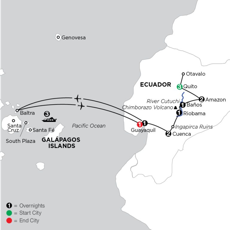 15D14N Ecuador: Natural Wonders & Ancient Cultures with Galápagos Cruise