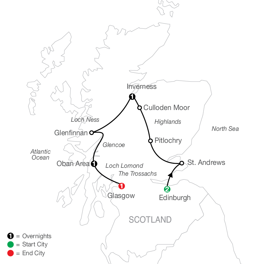 6D5N Scottish Highlands Escape (KATX)